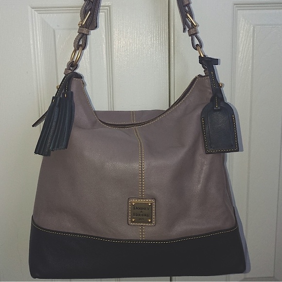 Dooney & Bourke Handbags - Dooney & Bourke Sophie Two-Tone Leather Shoulder Bag Vintage